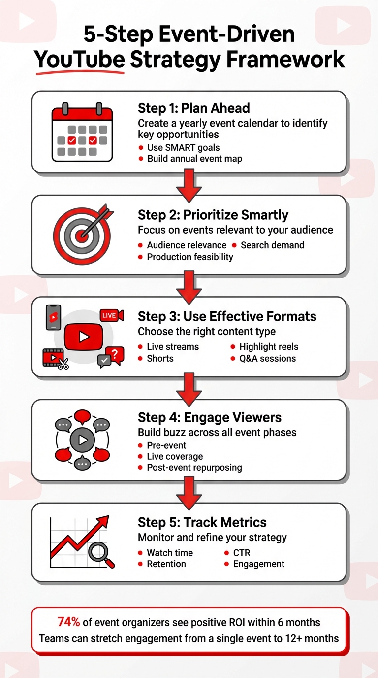5-Step Event-Driven YouTube Strategy Framework