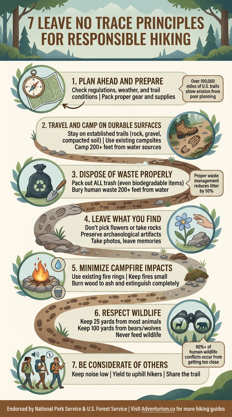 7 Leave No Trace Principles for Responsible Hiking
