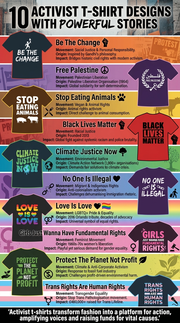 10 Activist T-Shirt Designs and Their Powerful Stories