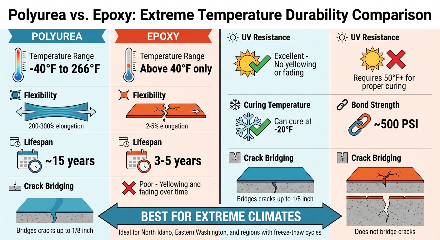 Polyurea Vs. Epoxy: Extreme Temperature Durability 5 Polyurea Vs Epoxy Coating Comparison For Extreme Temperatures