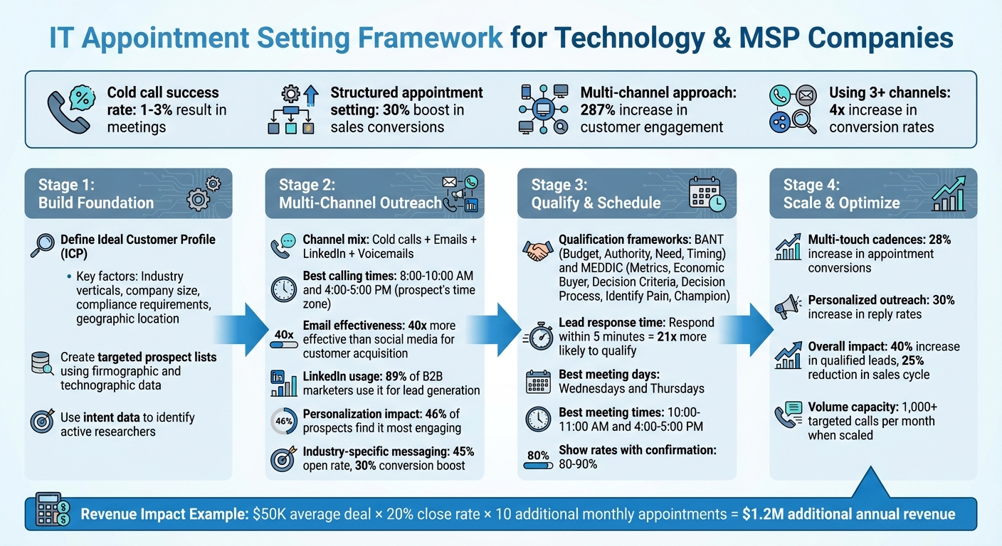 IT Lead Generation Appointment Setting Process: 4-Step Framework for Technology Companies