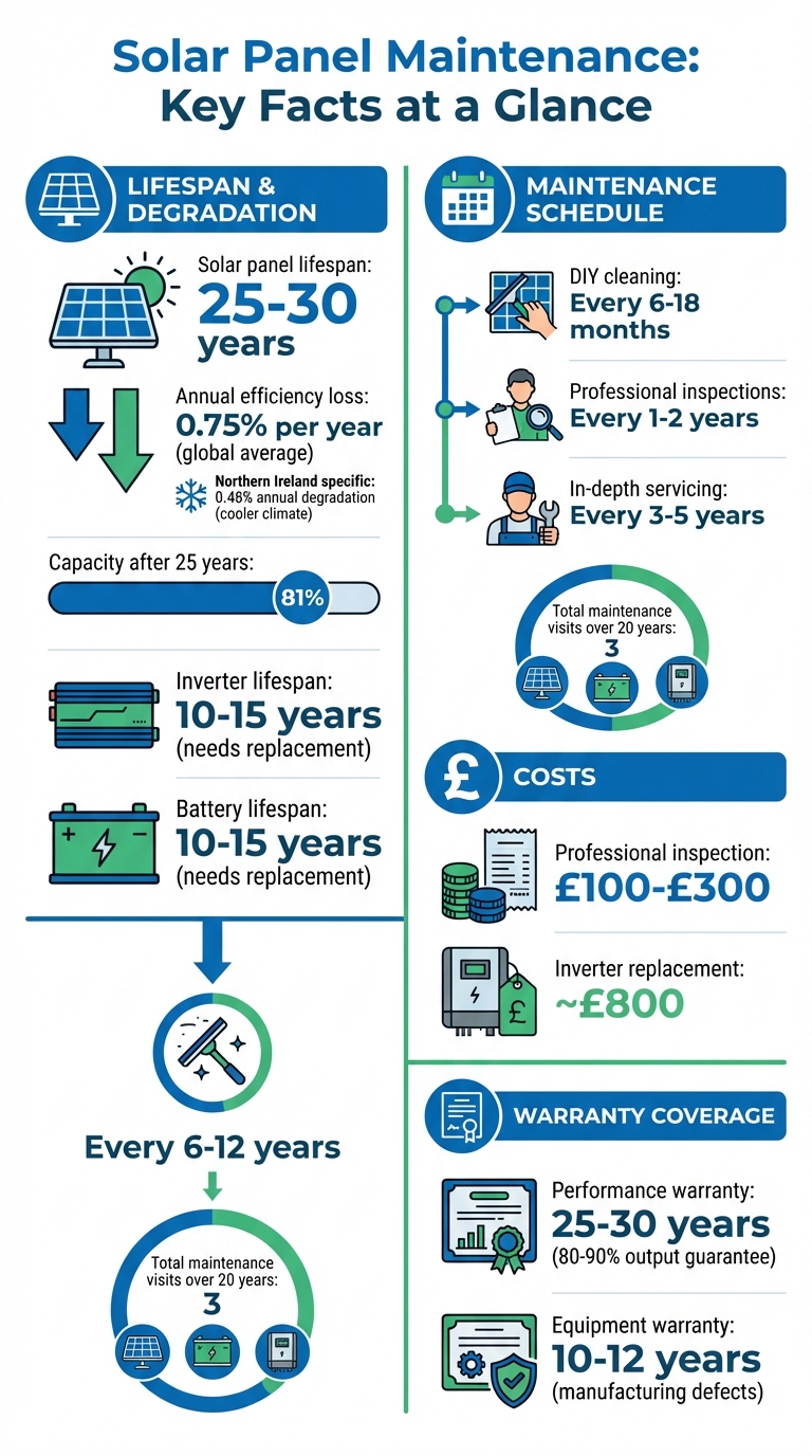 Solar Panel Lifespan and Maintenance Cost Guide