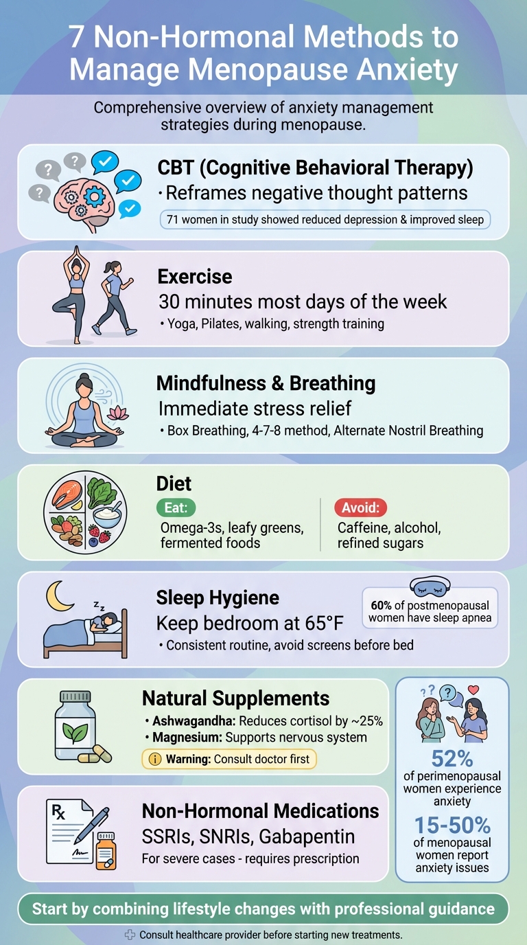 7 Non-Hormonal Methods to Manage Menopause Anxiety