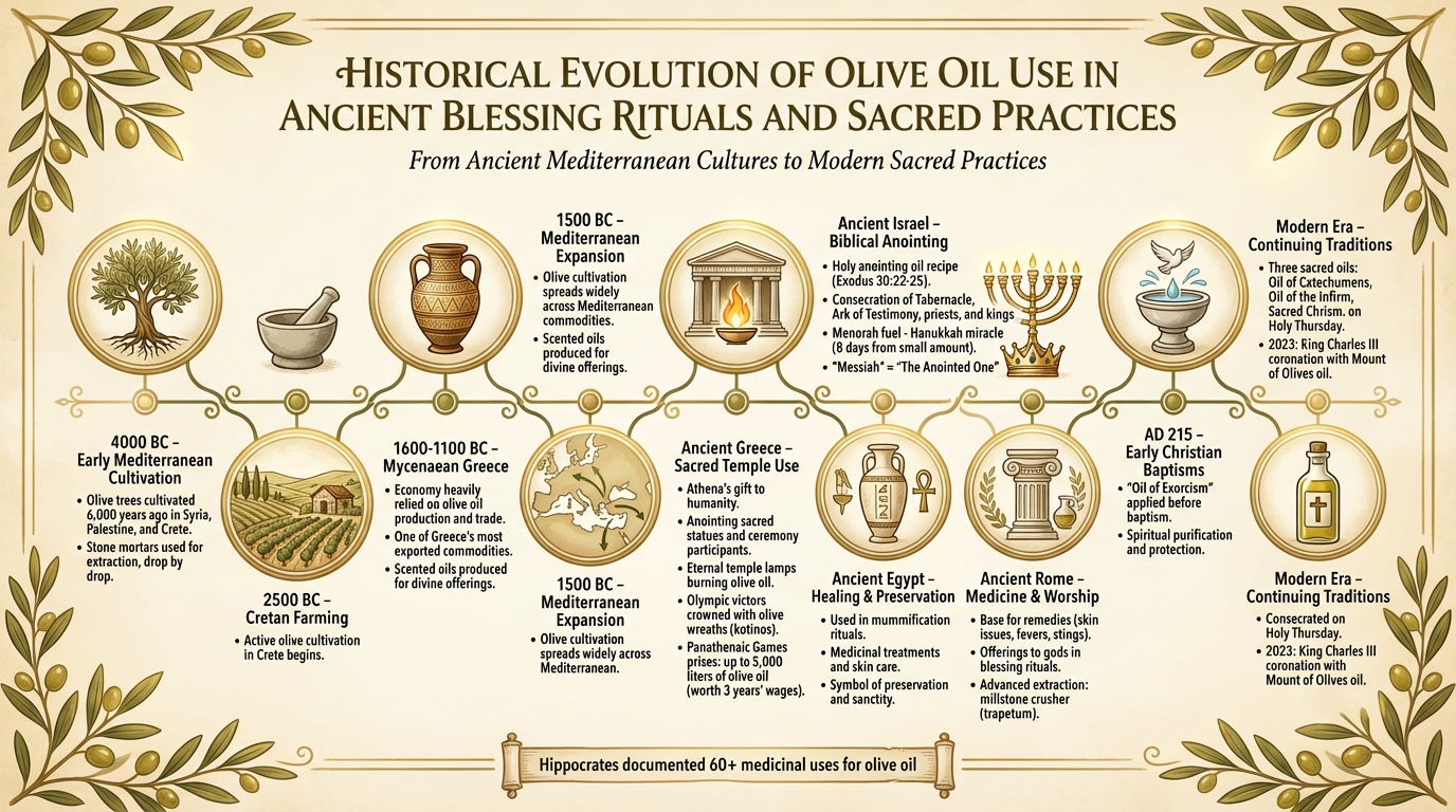 6,000 Years of Olive Oil in Ancient Blessing Rituals and Sacred Traditions