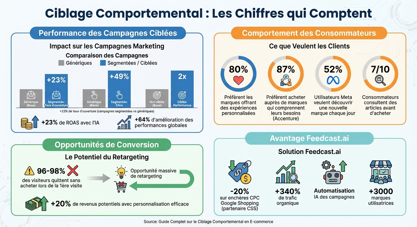 Ciblage Comportemental E-commerce : Statistiques et Performance Clés