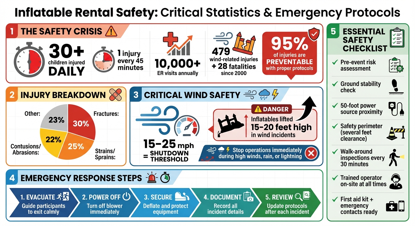 Inflatable Rental Safety Statistics and Emergency Response Guide