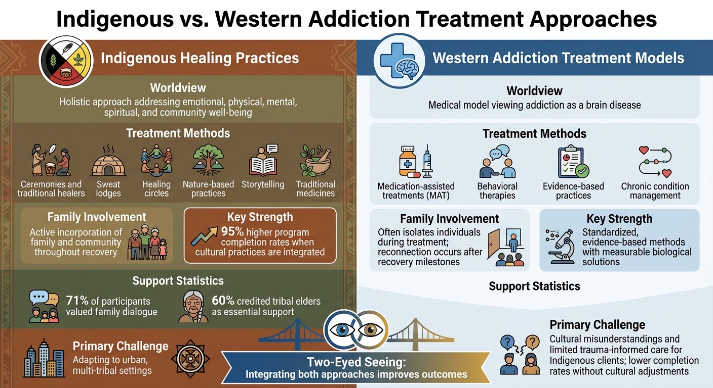Indigenous vs Western Addiction Treatment Approaches Comparison