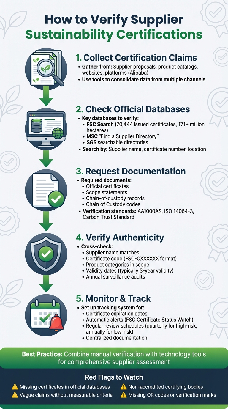 5-Step Process to Verify Supplier Sustainability Certifications