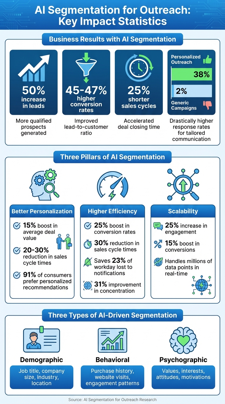AI Segmentation Impact: Key Statistics and Benefits for Outreach Campaigns