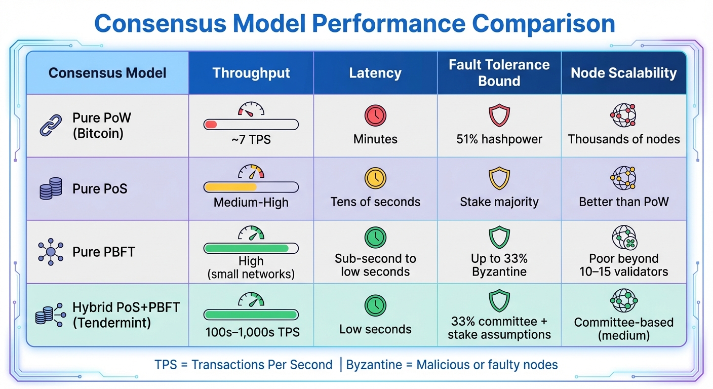 Blockchain-consensusmodellen: vergelijking van prestaties en schaalbaarheid