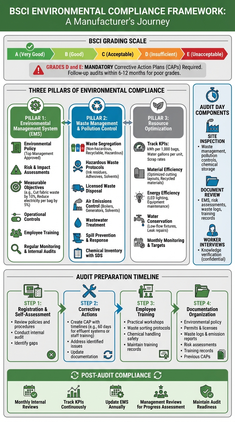 BSCI Environmental Compliance Process: From EMS Setup to Audit Success