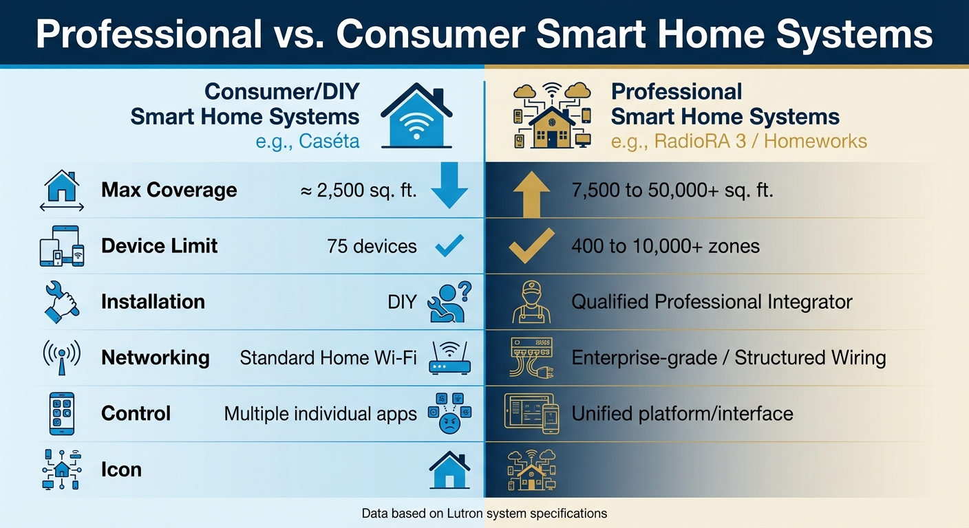 Professional vs DIY Smart Home Systems Comparison