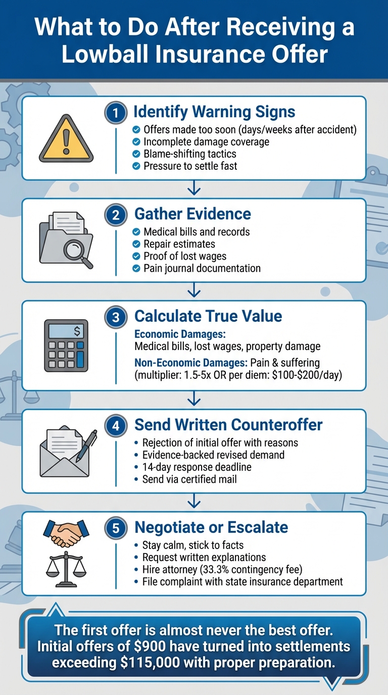 5-Step Process to Counter Insurance Lowball Offers
