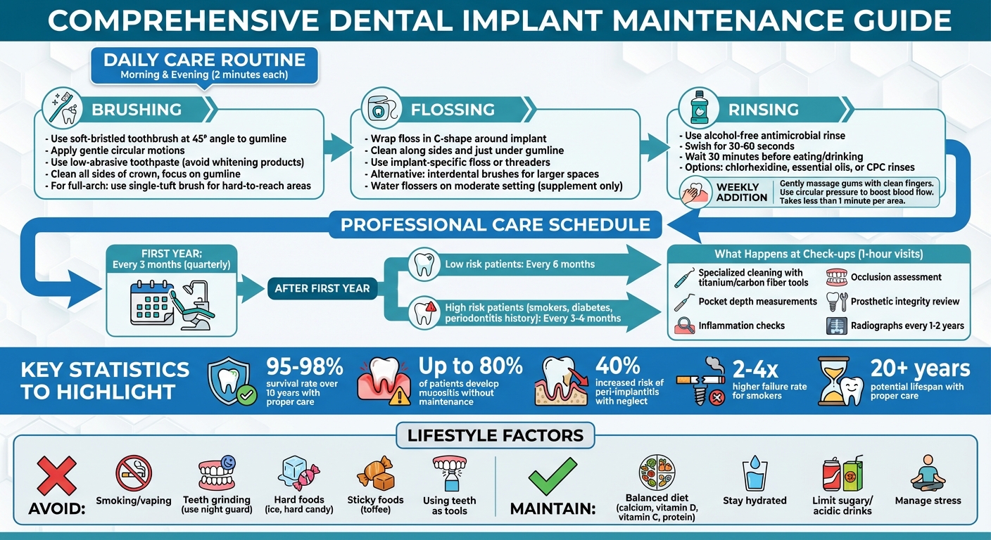 Complete Dental Implant Maintenance Routine: Daily Care and Professional Check-ups