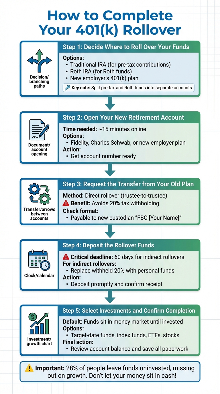 5-Step 401(k) Rollover Process Guide