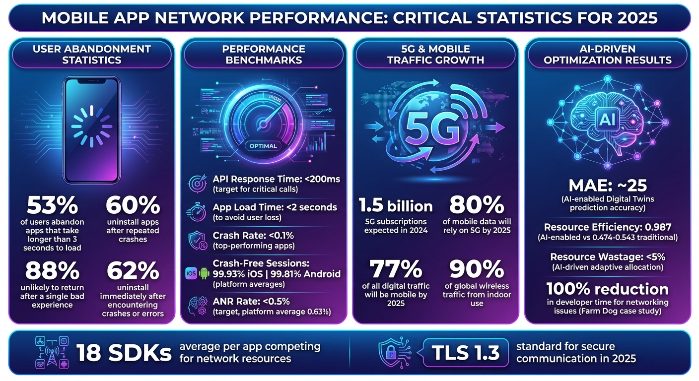 Mobile App Network Performance Statistics and User Behavior in 2025