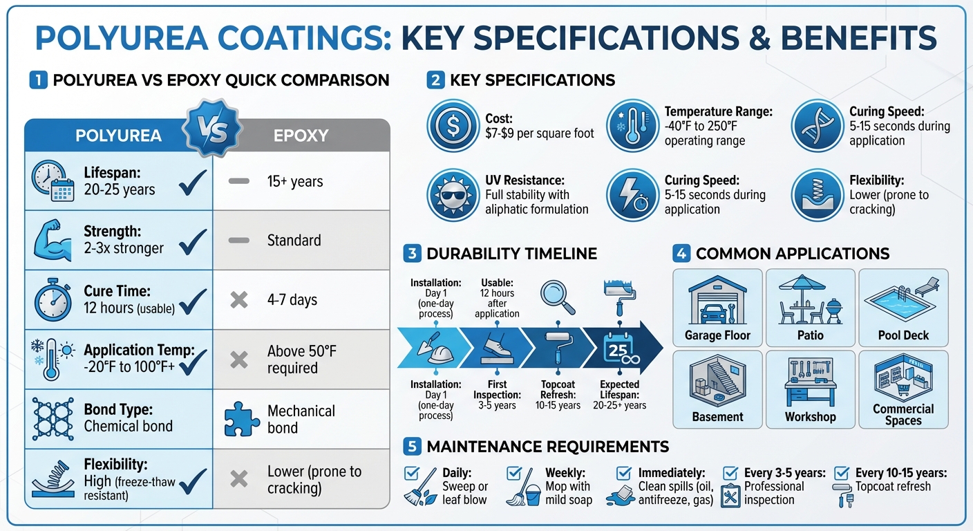 Polyurea Coatings Support Faqs 5 Polyurea Vs Epoxy Coatings: Performance Comparison Chart