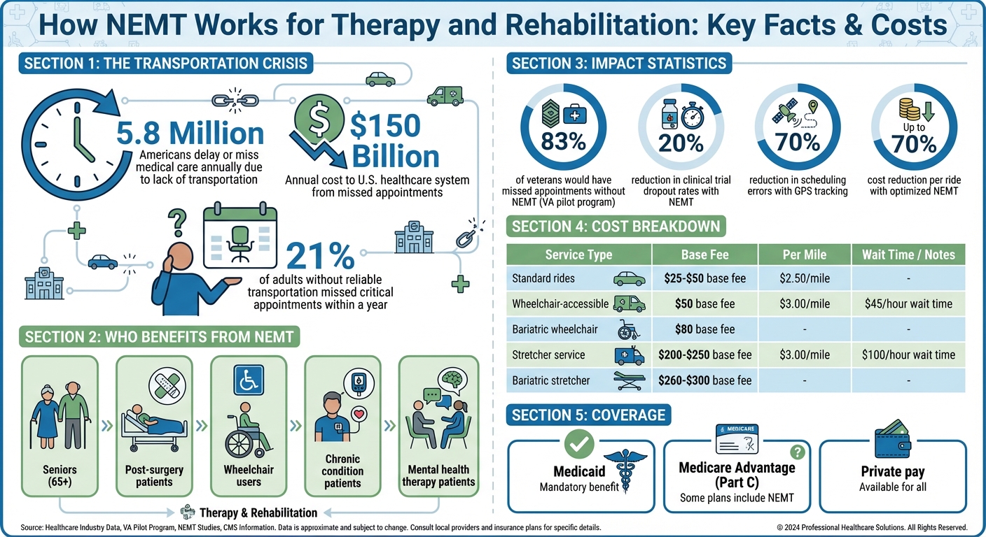 NEMT for Therapy: Key Statistics and Cost Breakdown