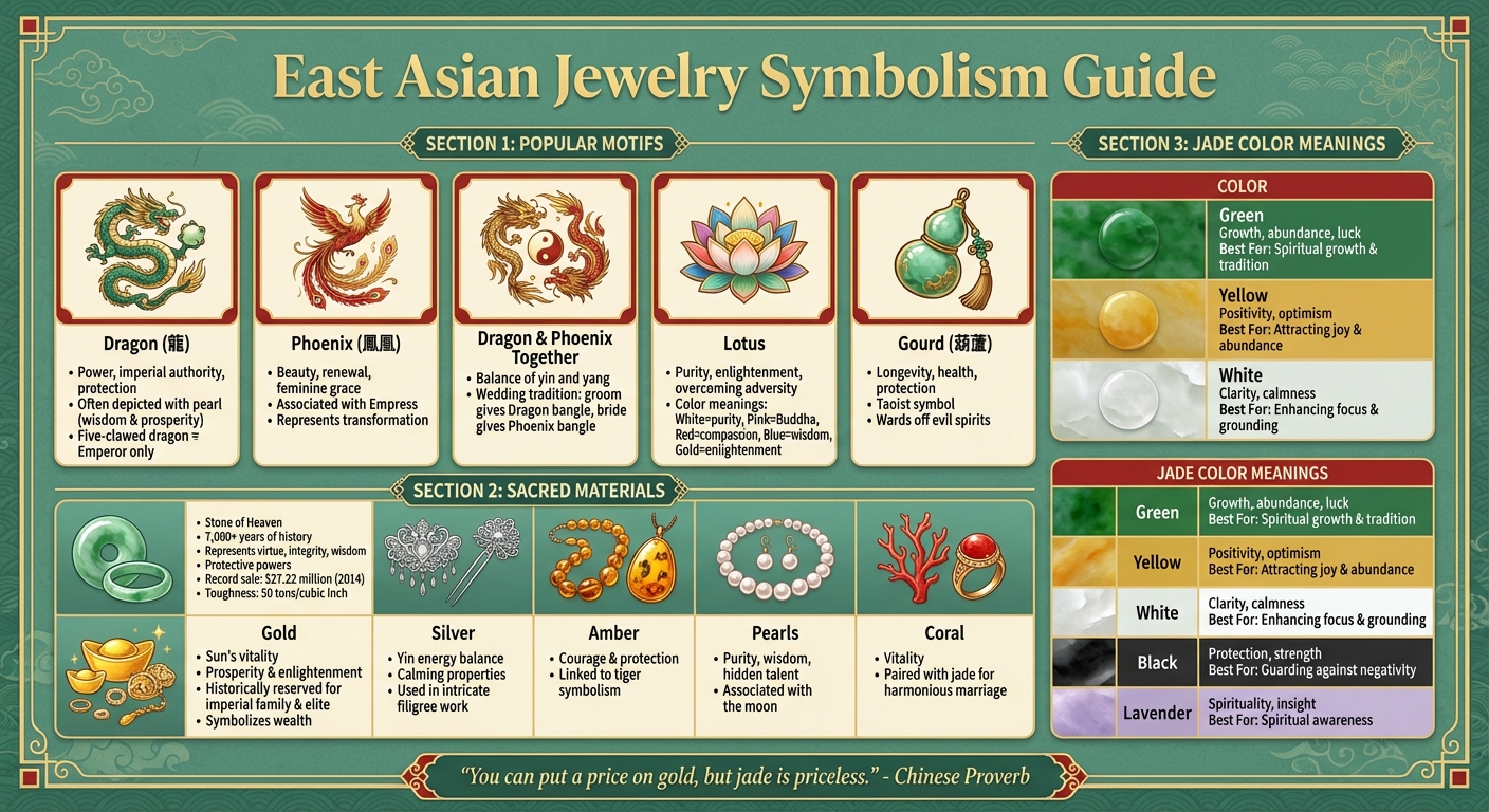 East Asian Jewelry Symbolism Guide: Meanings of Popular Motifs and Materials
