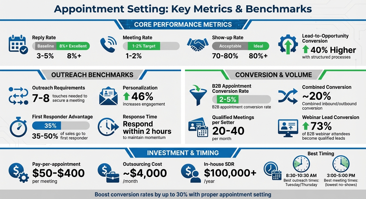 Appointment Setting Key Metrics and Benchmarks for Sales Success