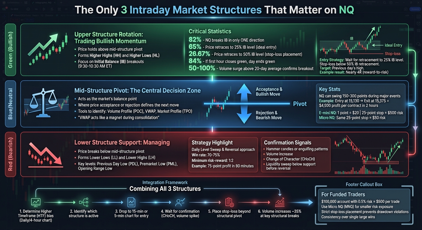 3 Key Intraday Market Structures for Trading Nasdaq NQ Futures