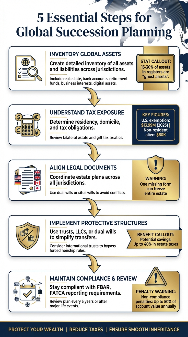 5-Step Global Succession Planning Process for International Assets
