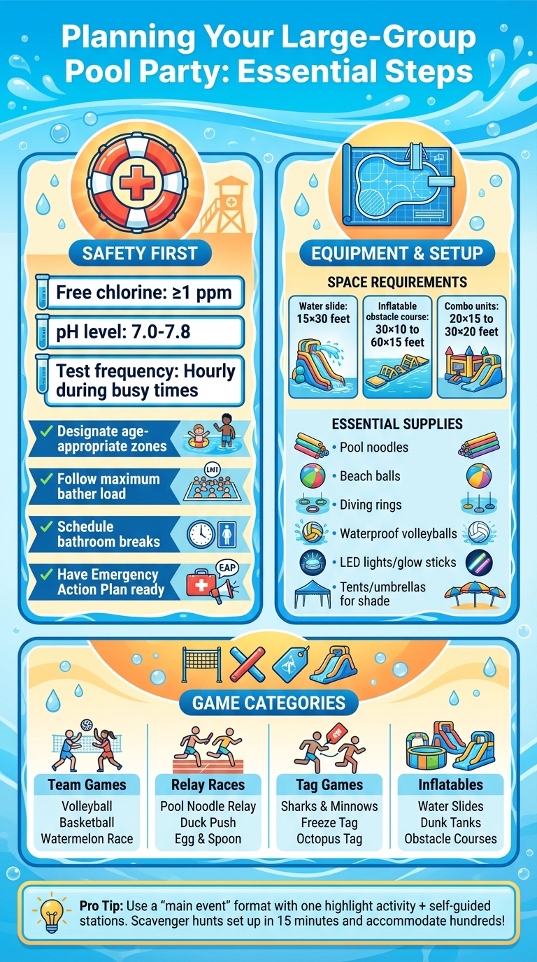 Pool Party Planning Guide: Safety, Setup & Game Schedule