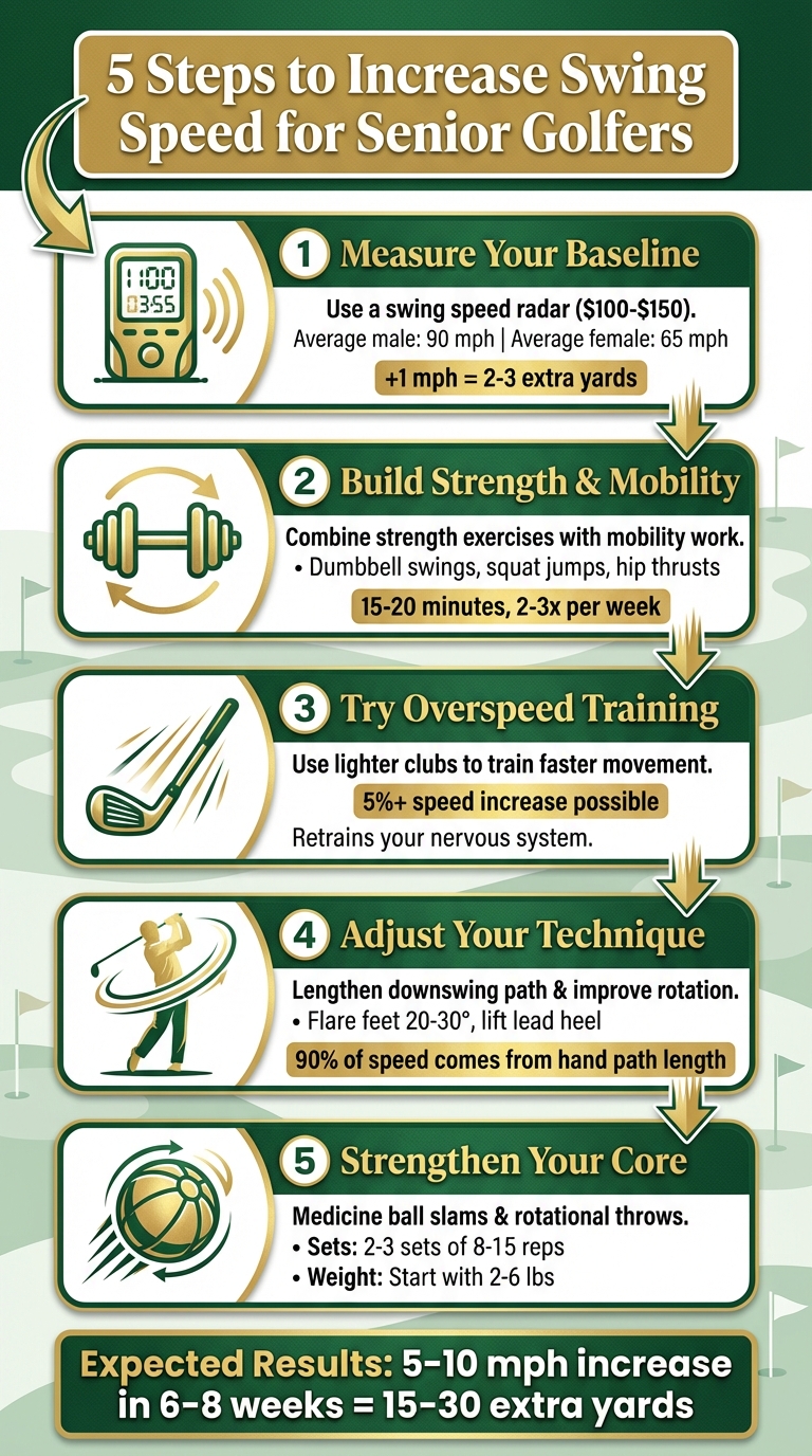 5-Step Guide to Increasing Golf Swing Speed for Seniors