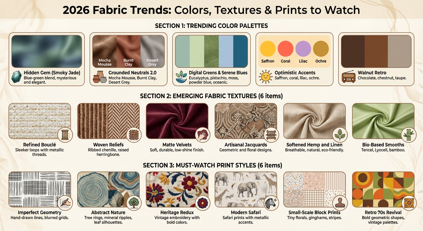 2026 Fabric Trends: Colors, Textures, and Prints Guide for Quilters