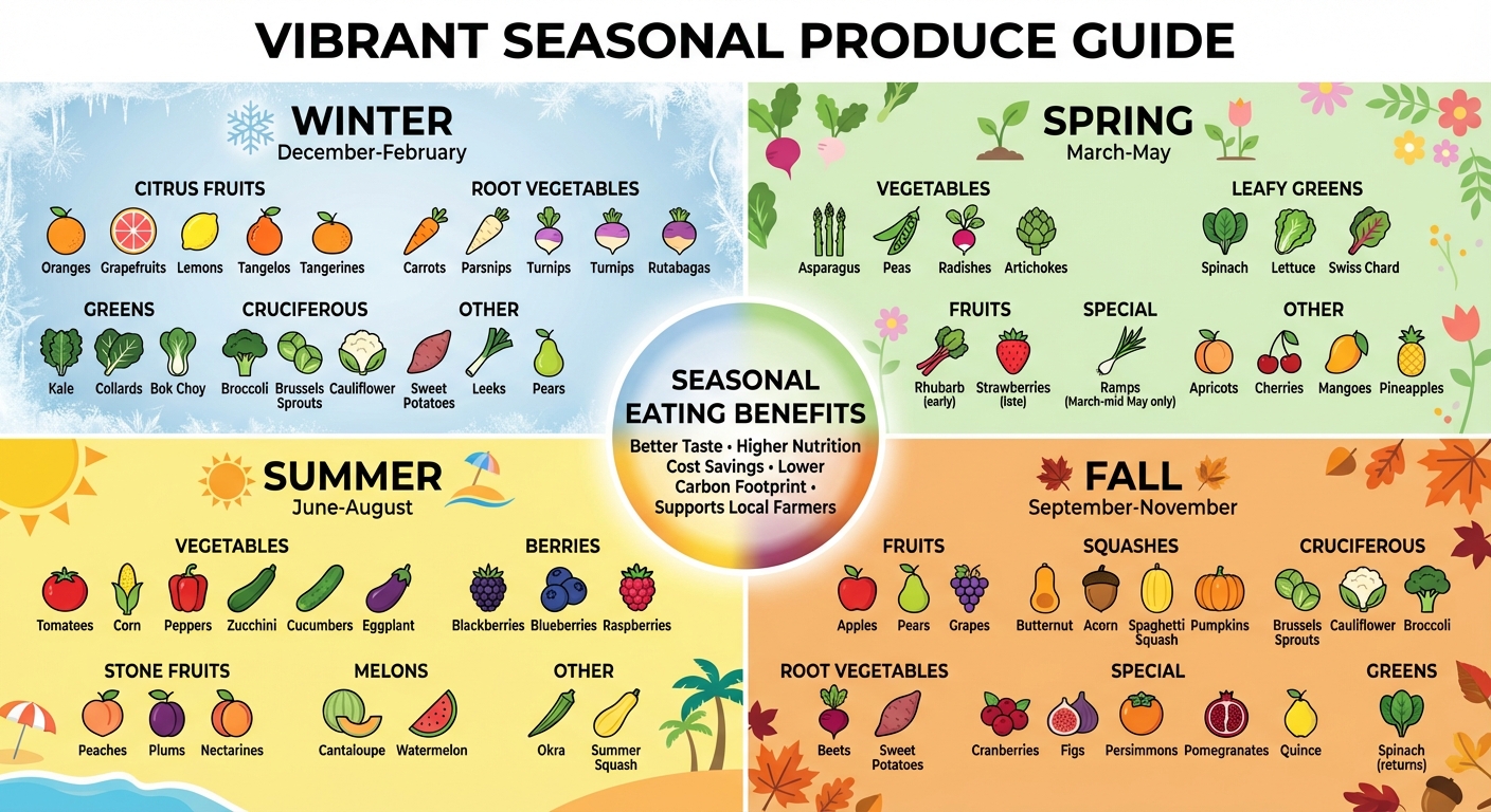 Seasonal Produce Guide: What to Eat Each Season
