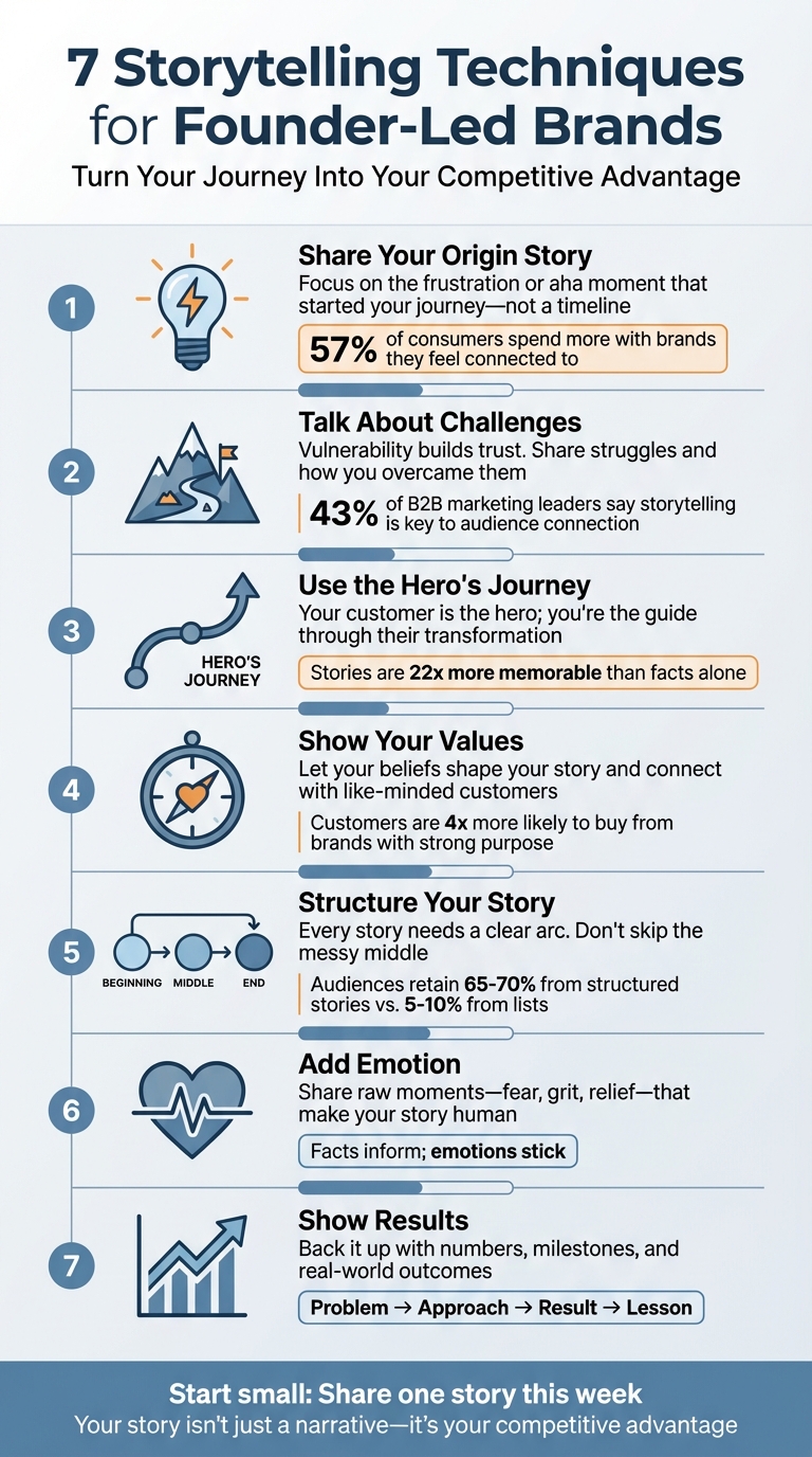 7 Storytelling Techniques for Founder-Led Brands