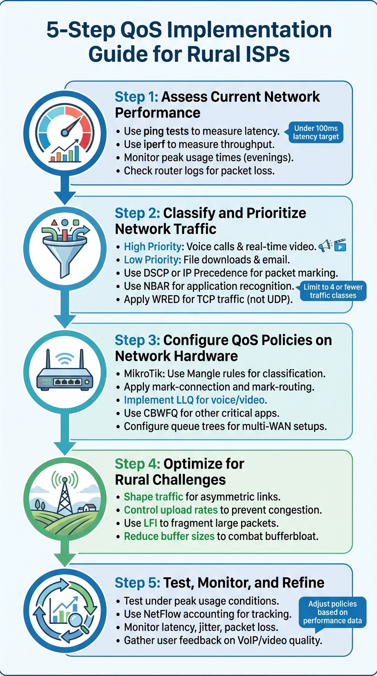 5-Step QoS Implementation Guide for Rural ISPs