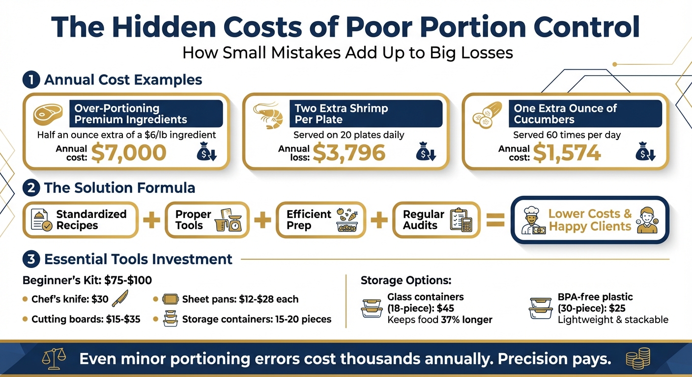 The True Cost of Poor Portion Control for Private Chefs