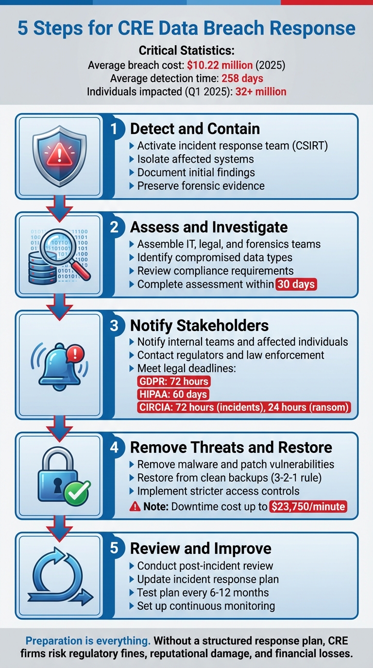5-Step CRE Data Breach Response Framework