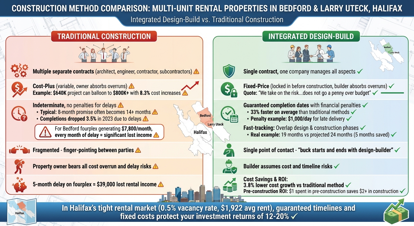 Integrated Design-Build vs Traditional Construction: Cost, Timeline & Risk Comparison