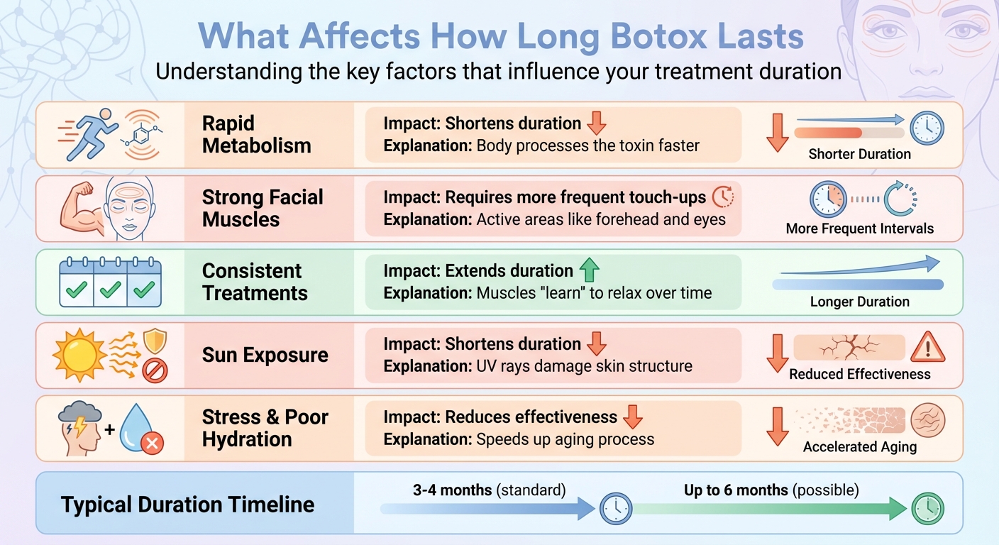 Factors That Affect How Long Botox Lasts