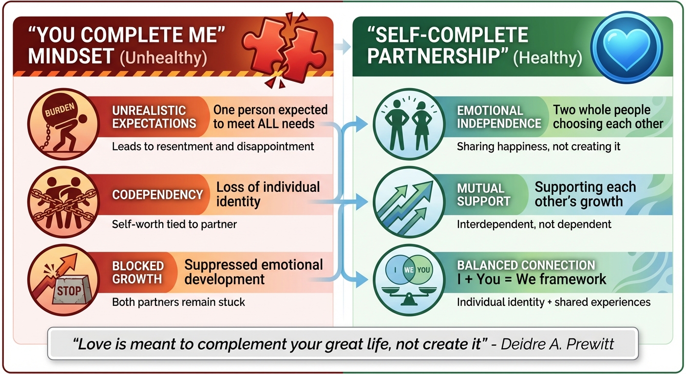 You Complete Me vs Self-Complete Relationships Comparison