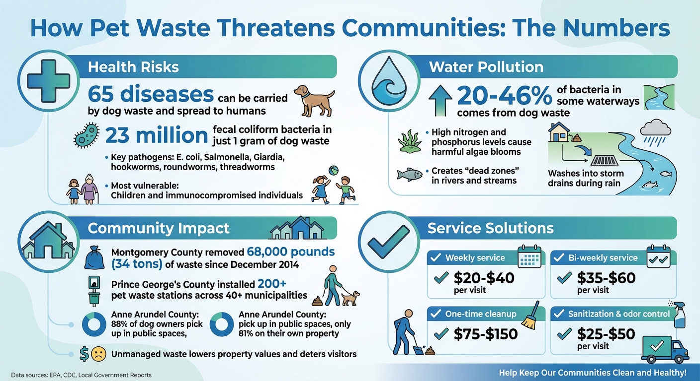 Pet Waste Impact on Community Health and Environment Statistics