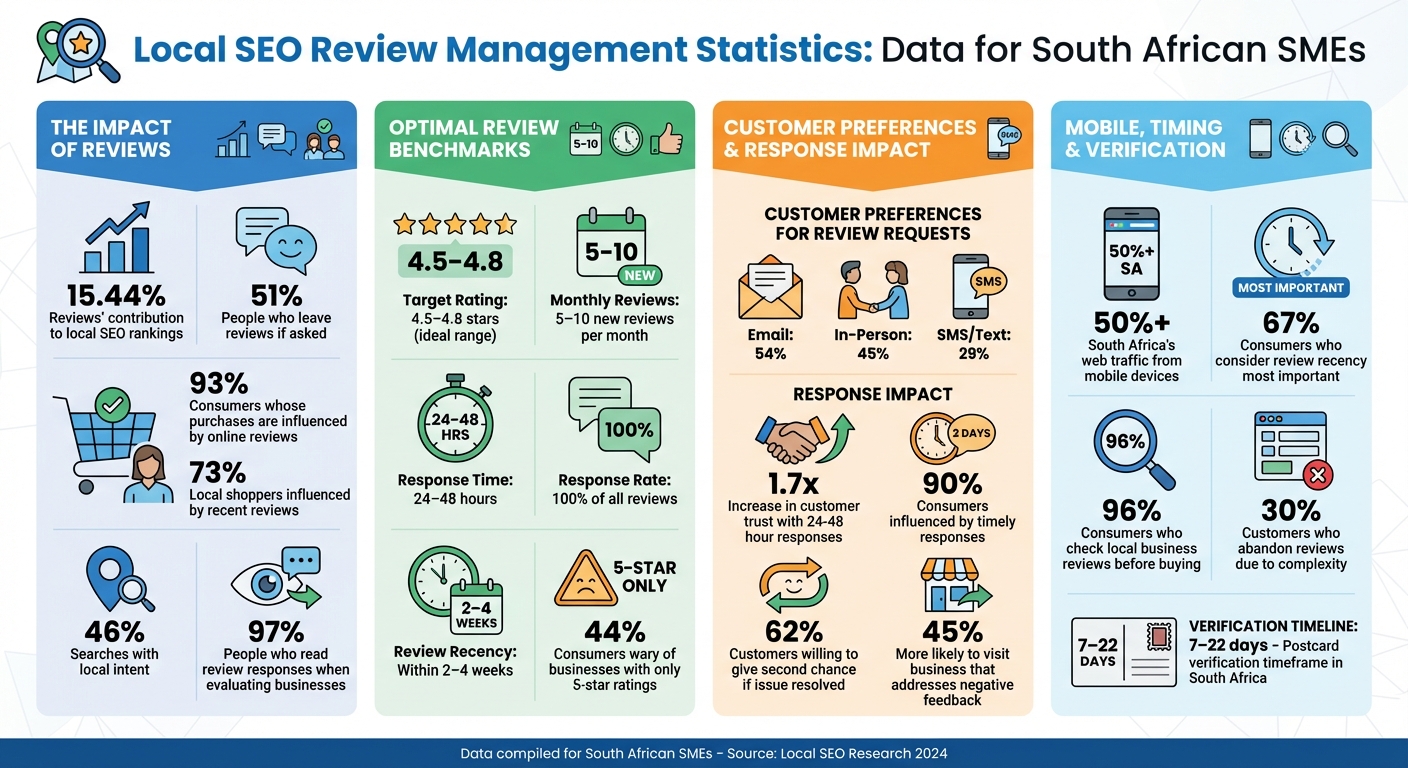 Local SEO Review Management: Key Statistics and Benchmarks for South African SMEs