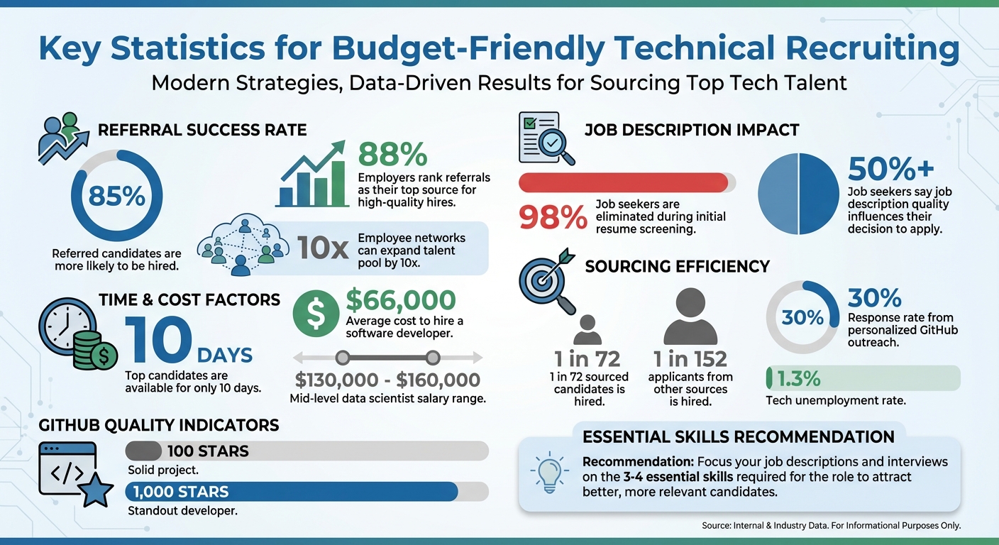 Key Statistics for Budget-Friendly Technical Recruiting