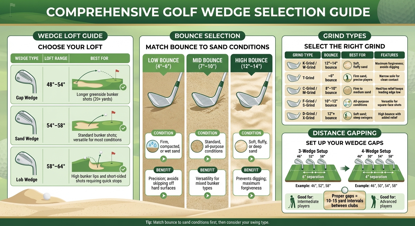 Quick Reference Guide for Choosing the Right Bunker Wedge