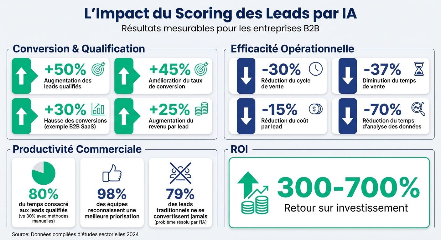 Impact of AI scoring on business performance: key statistics