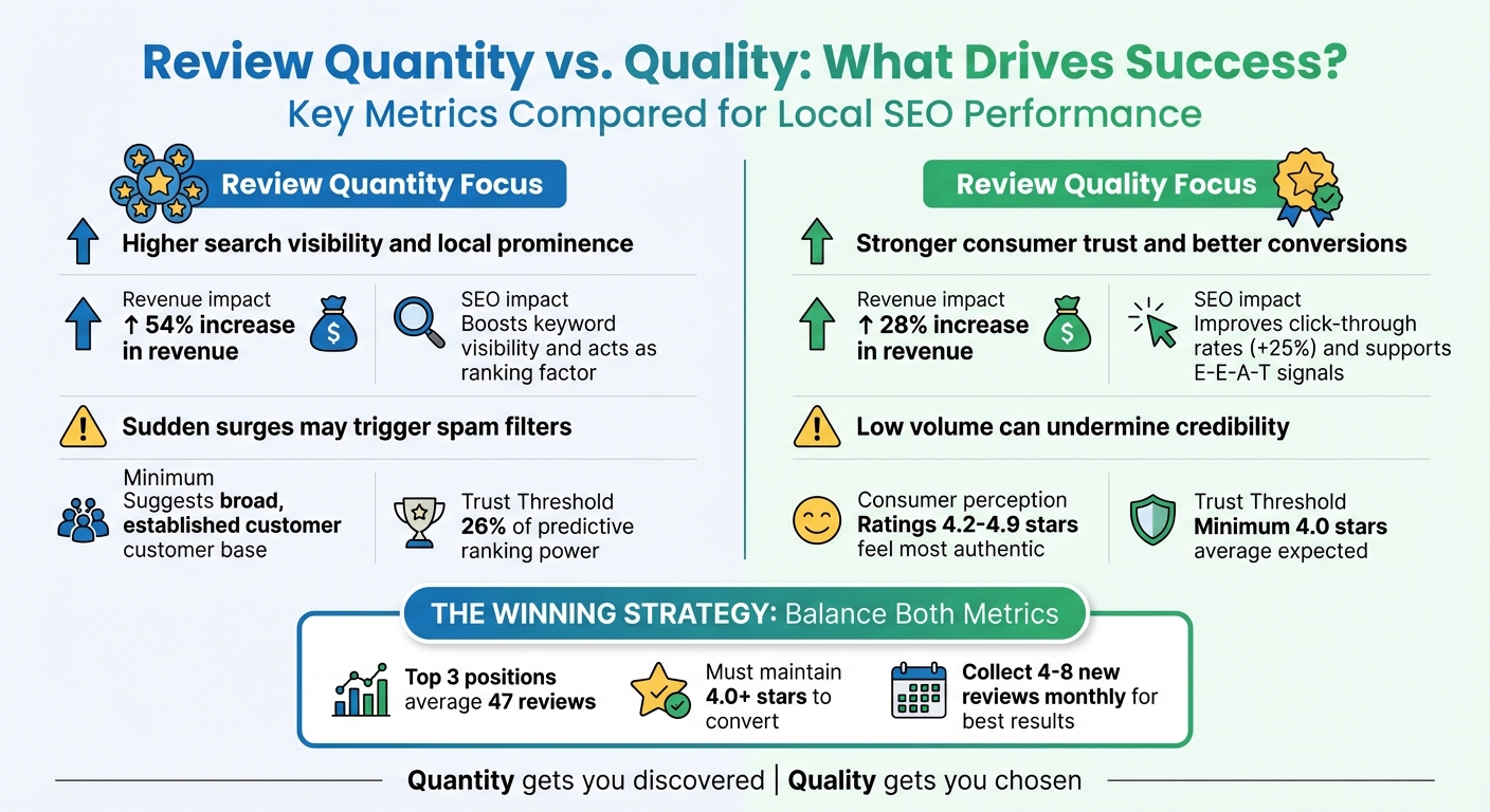 Review Quantity vs Quality: Impact on Local SEO Rankings and Revenue