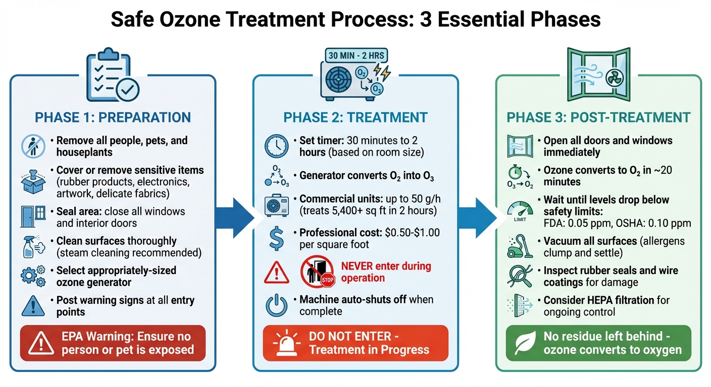 Step-by-Step Guide to Safe Ozone Surface Treatment for Allergen Removal