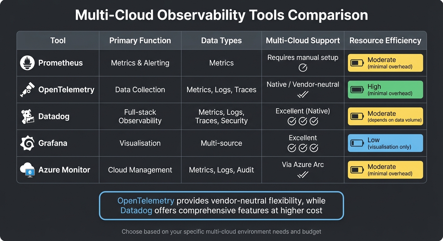 Multi-Cloud Observability Tools Comparison: Features and Capabilities