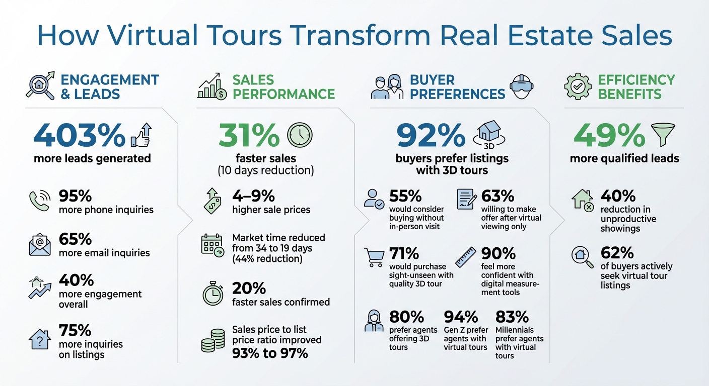 Virtual Tours Impact on Real Estate Sales: Key Statistics and Benefits