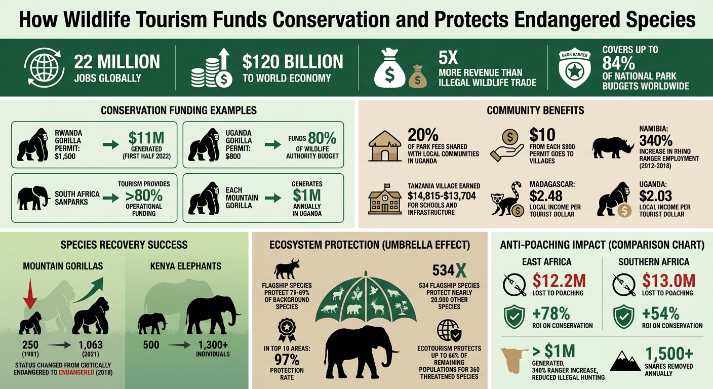 How Wildlife Tourism Funds Conservation and Protects Endangered Species