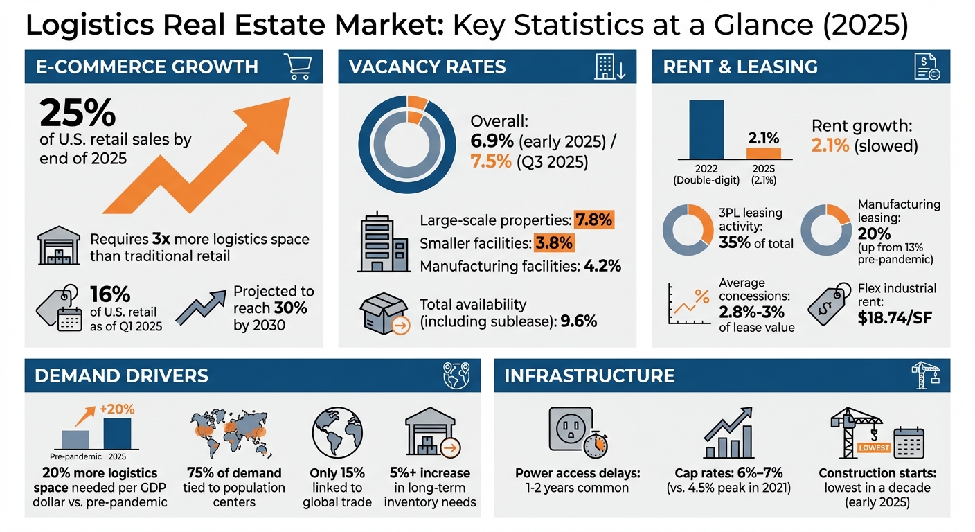 Logistics Real Estate Market Statistics 2025: Key Metrics and Trends