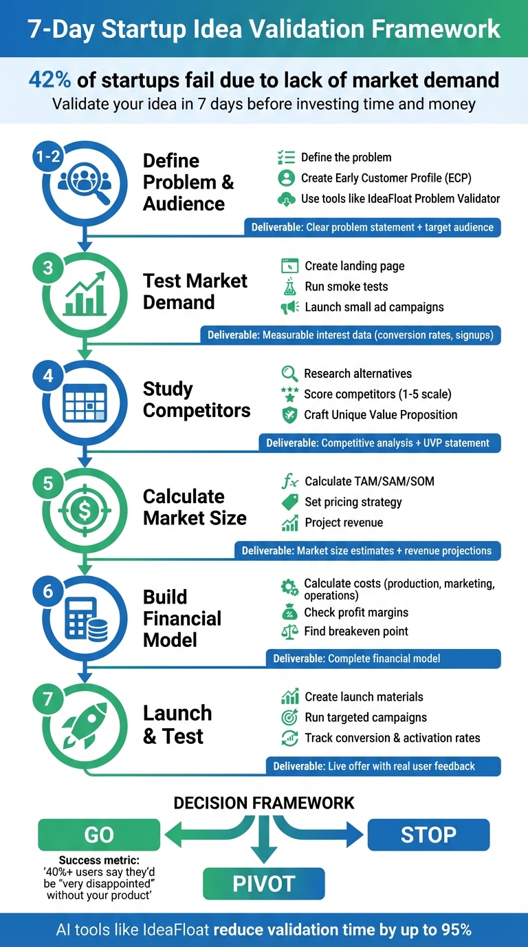 7-Day Startup Idea Validation Framework