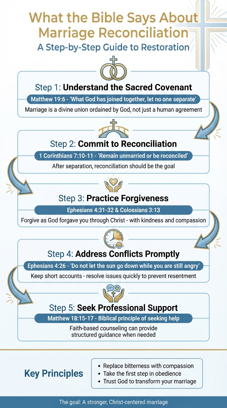 Biblical Steps to Marriage Reconciliation: A Faith-Based Guide